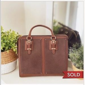 SOLD! ❌ ALDO Brown Leather Tote Bag